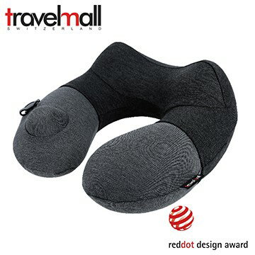 Travelmall 3D 手動旅行充氣枕 臺灣公司貨 充氣 按壓 收納袋