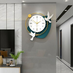 鐘表客廳輕奢家用裝飾掛表現代簡約時鐘掛墻個性時尚網紅創意掛鐘
