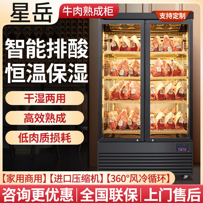 [台灣公司貨 可開發票]干式牛肉柜熟成柜高端商用家用恒溫排酸柜西廚恒濕牛排冷藏展示柜