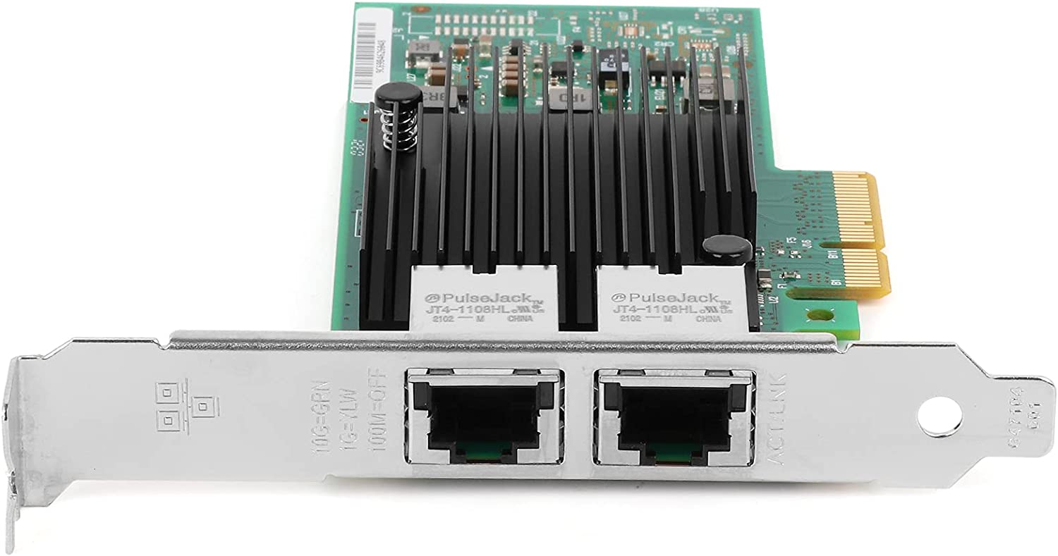 Lemspum 10Gb PCIe デュアルRJ45 ポート LANカード Amazon | 10GbEイーサネットサーバー LANカード X540T2 デュアルRJ-45