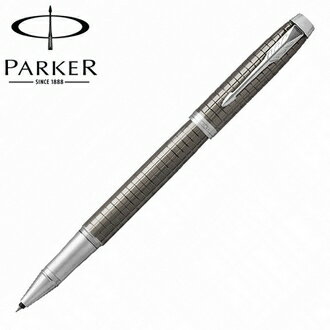 【派克 PARKER】新IM系列 高尚經典 鈦金格紋 鋼珠筆 P1931682 /支