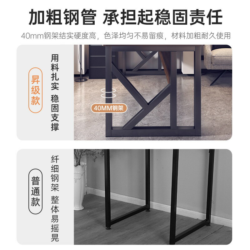 電腦桌 長條桌 床邊桌 辦公桌 洽談桌 電競桌 電腦桌臺式家用桌子臥室小戶型書桌寫字桌電競桌簡易辦公桌工作臺 3