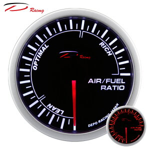 【D Racing三環錶/改裝錶】WA高反差簡易雙色系列。52mm 空燃比錶。AIR/FUEL RATIO。錶頭無設定功能。