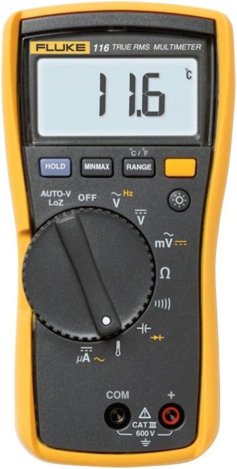 Fluke 116 溫度及微安電流測量HVAC萬用錶 (台灣代理公司貨