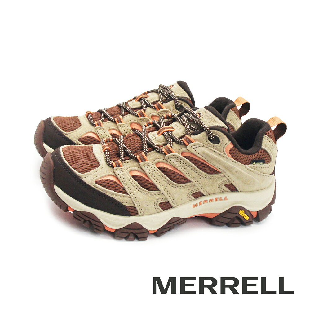 MERRELL(女)MOAB 3 GORE-TEX防水登山健行鞋 女鞋-杏棕色