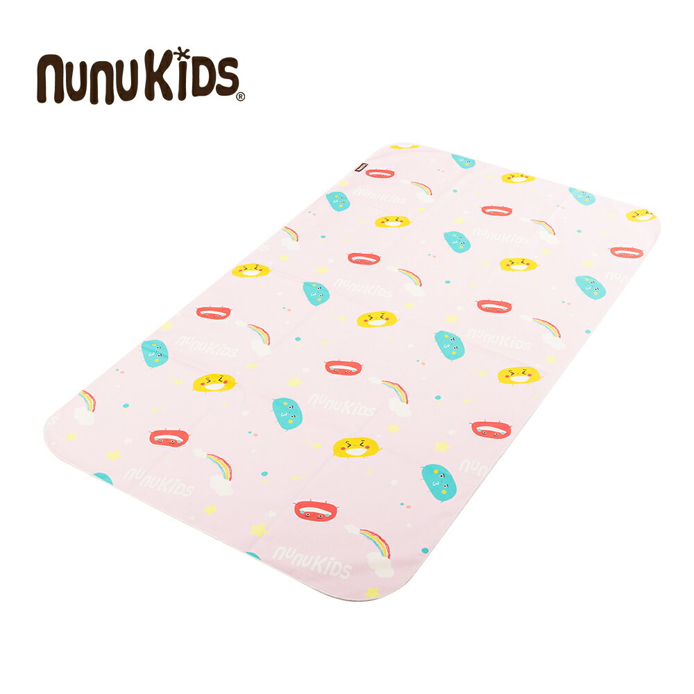 【nunuKIDS】機能型防水透氣尿布墊/隔尿墊 - 虹彩天地