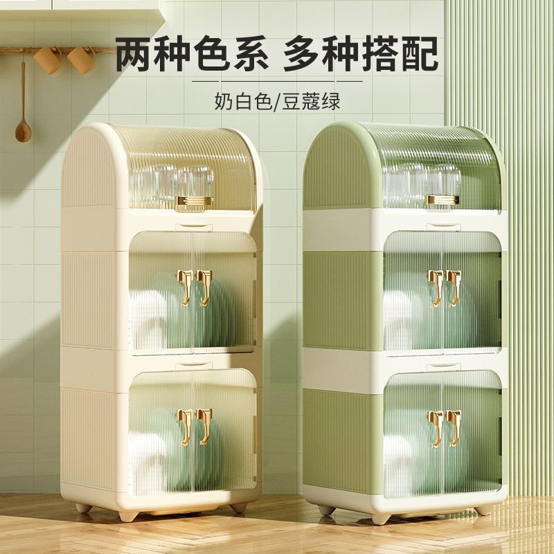熱銷 附發票 廚房碗碟置物架家用碗櫃帶蓋碗架臺面筷盤收納盒多功能瀝水架餐具【全館特惠 PPW1234】