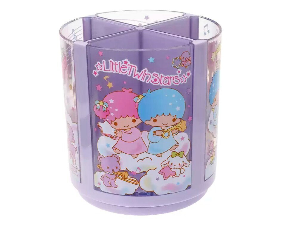 【震撼精品百貨】Little Twin Stars KiKi&LaLa 雙子星小天使~香港SANRIO 雙子星旋轉筆筒*99852