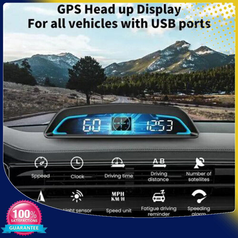 G3新型高科技汽車HUD車速錶抬頭顯示液晶顯示幕Dig