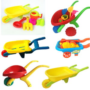 兒童沙灘玩具大號手推車塑料沙池裝沙玩具工程車男孩決明子工具