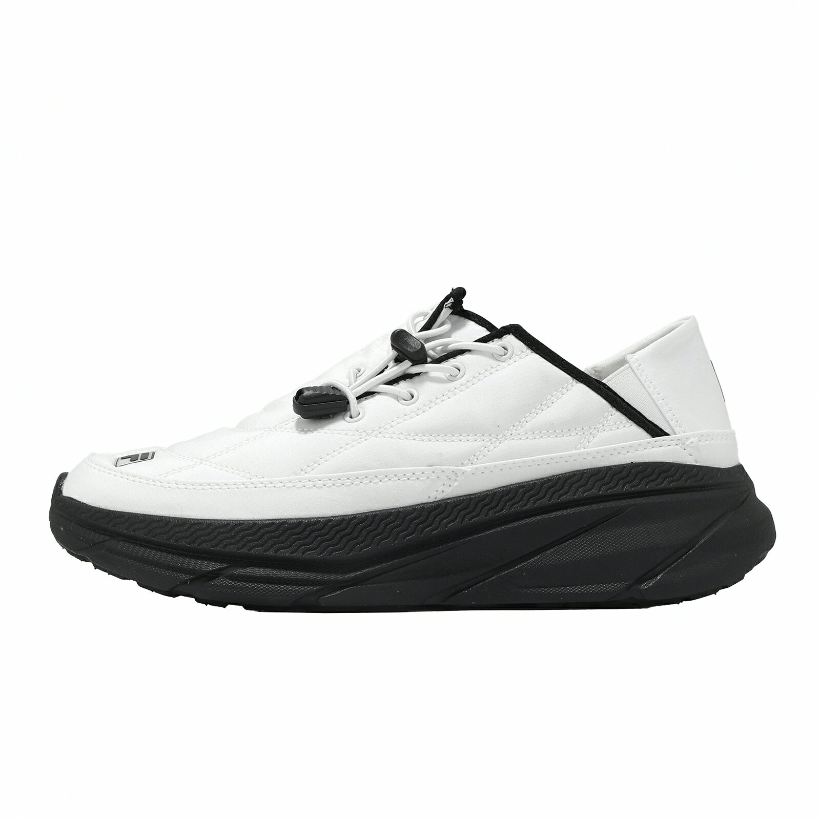 Fila 休閒鞋 Quilted 男鞋 白 厚底 麵包鞋 無鞋帶 懶人鞋 套入式 斐樂 1C346A110