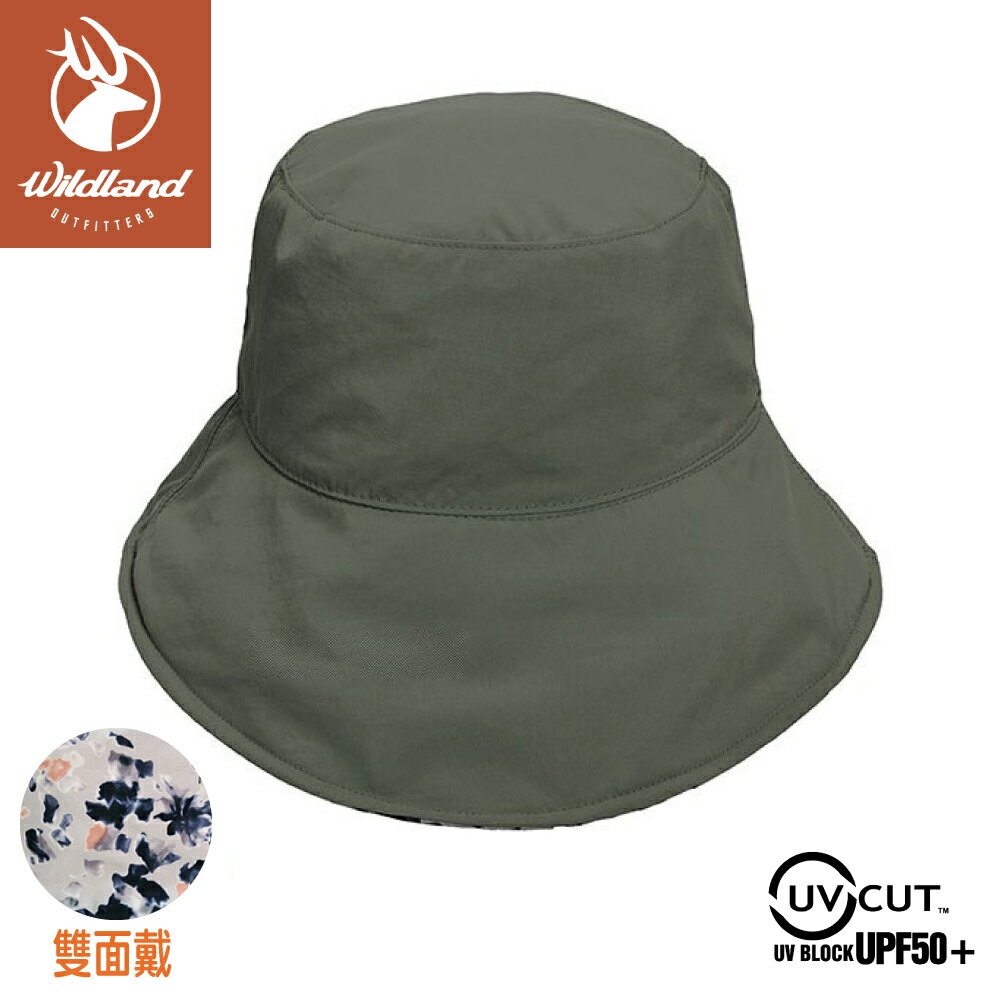 Wildland 荒野中性抗UV雙面漁夫帽《深卡灰 