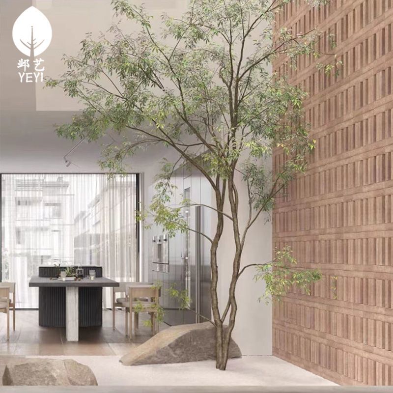 人造花 仿真植物 模擬樹 模擬綠植 模擬擺飾 吊鐘樹室內外櫥窗北歐風格擺件ins風馬醉木造型客廳造景假樹137S 快速出貨