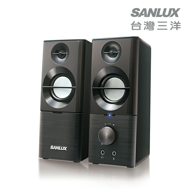 SANLUX SYSP-190 台灣三洋2.0聲道USB多媒體喇叭 [富廉網]