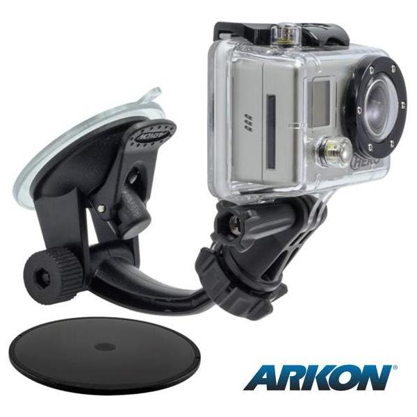 GoPro HERO/ 運動相機專用吸盤車架組 附贈圓底盤(Arkon GP114)