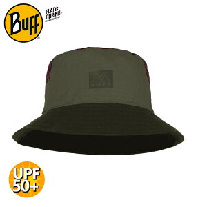 【BUFF 西班牙 太陽漁夫帽《墨綠卡其》】125445/防曬帽/遮陽帽/登山/露營