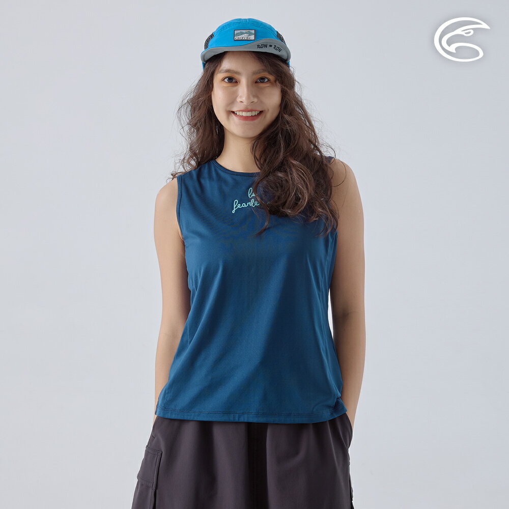 ADISI 女緹花洞洞排汗抑菌消臭背心 AV2411064 (S-2XL)｜透氣 吸濕排汗 快乾 輕量 彈性 排汗衣