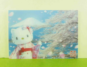 【震撼精品百貨】Hello Kitty 凱蒂貓 明信片-富士山 震撼日式精品百貨