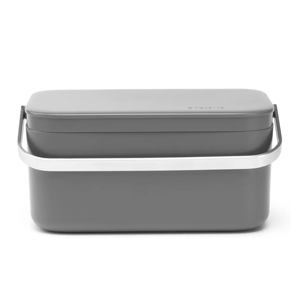BRABANTIA Sinkside Bio Bucket 1.8L 食物儲存盒(深灰色) #117541