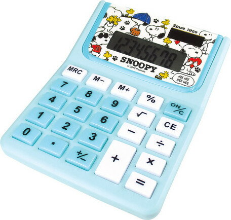 大賀屋 日貨 史努比 計算機 文具 計算 數學 店面 會計 日本文具 史奴比 SNOOPY 正版 J00016604
