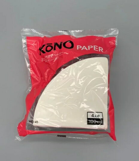 金時代書香咖啡 KONO-MD45 錐形濾紙 2-4人漂白 KN-2