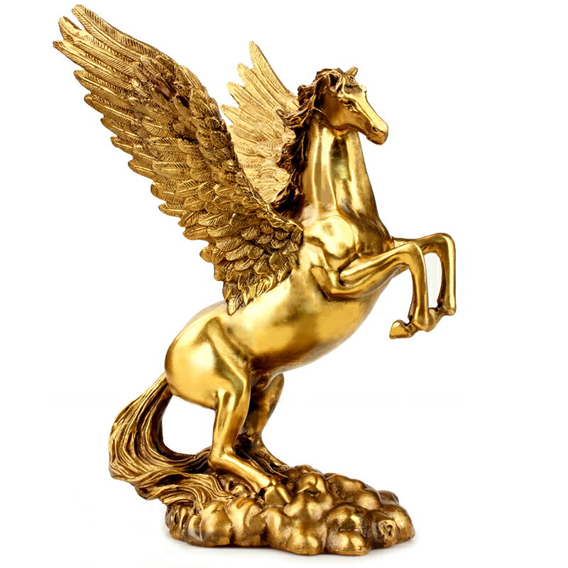 銅馬擺件馬上有錢馬上贏馬上發財辦公室家居生肖馬擺設小銅馬 3