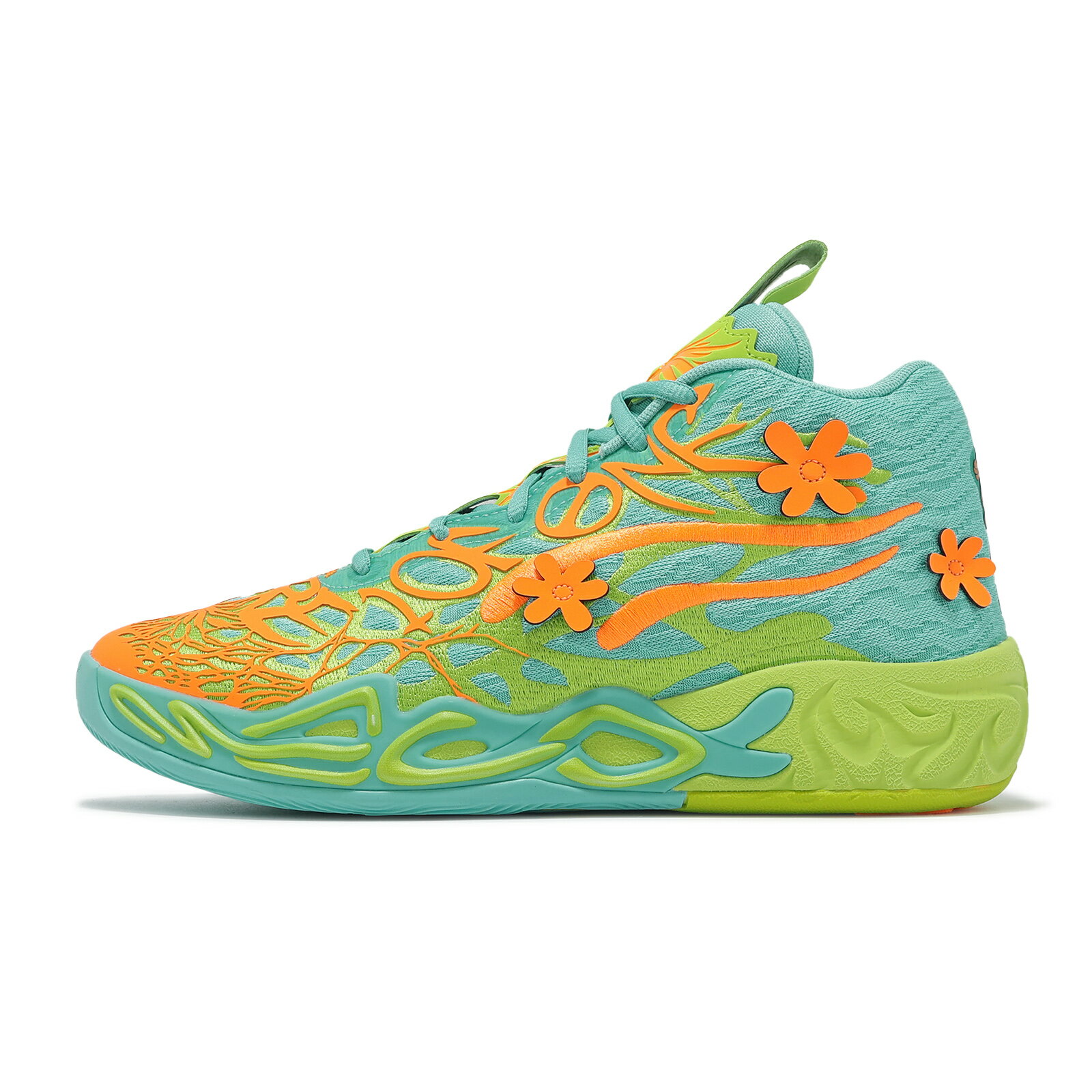 Puma 籃球鞋 MB.04 Scooby Doo 男鞋 綠 橘 史酷比 聯名 LaMelo Ball
