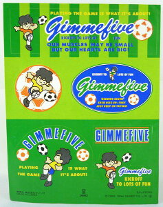【震撼精品百貨】GIMMEFIVE Sanrio 足球/棒球小子 貼紙 深綠 震撼日式精品百貨