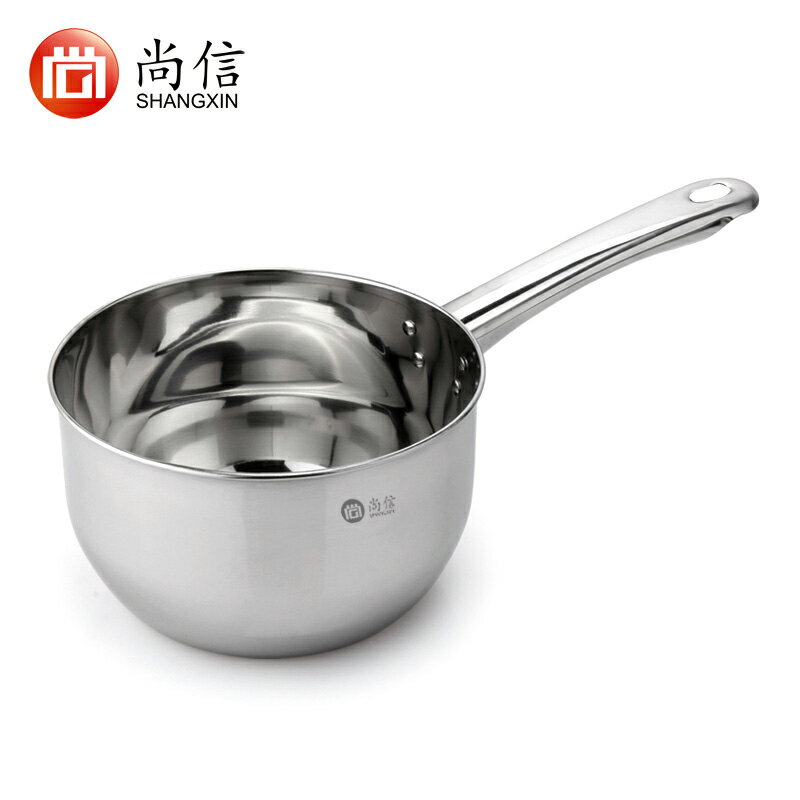 不鏽鋼水瓢 尚信不銹鋼水勺廚房水瓢加厚水舀子家用長柄水杓可當奶鍋湯鍋用【MJ5492】