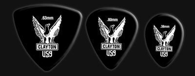 美國 Clayton Black Raven 木吉他/電吉他 Pick 黑色老鷹款彈片(超耐磨防滑款)【唐尼樂器】