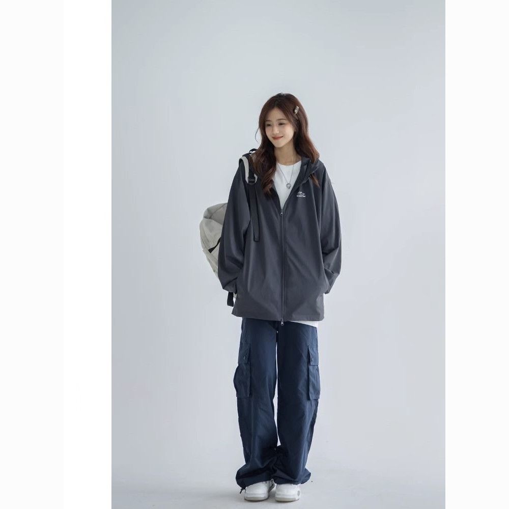 防曬衣男女長袖外套休閒寬松透氣戶外防曬服冰絲輕薄潮流外套夏季【聚寶屋】