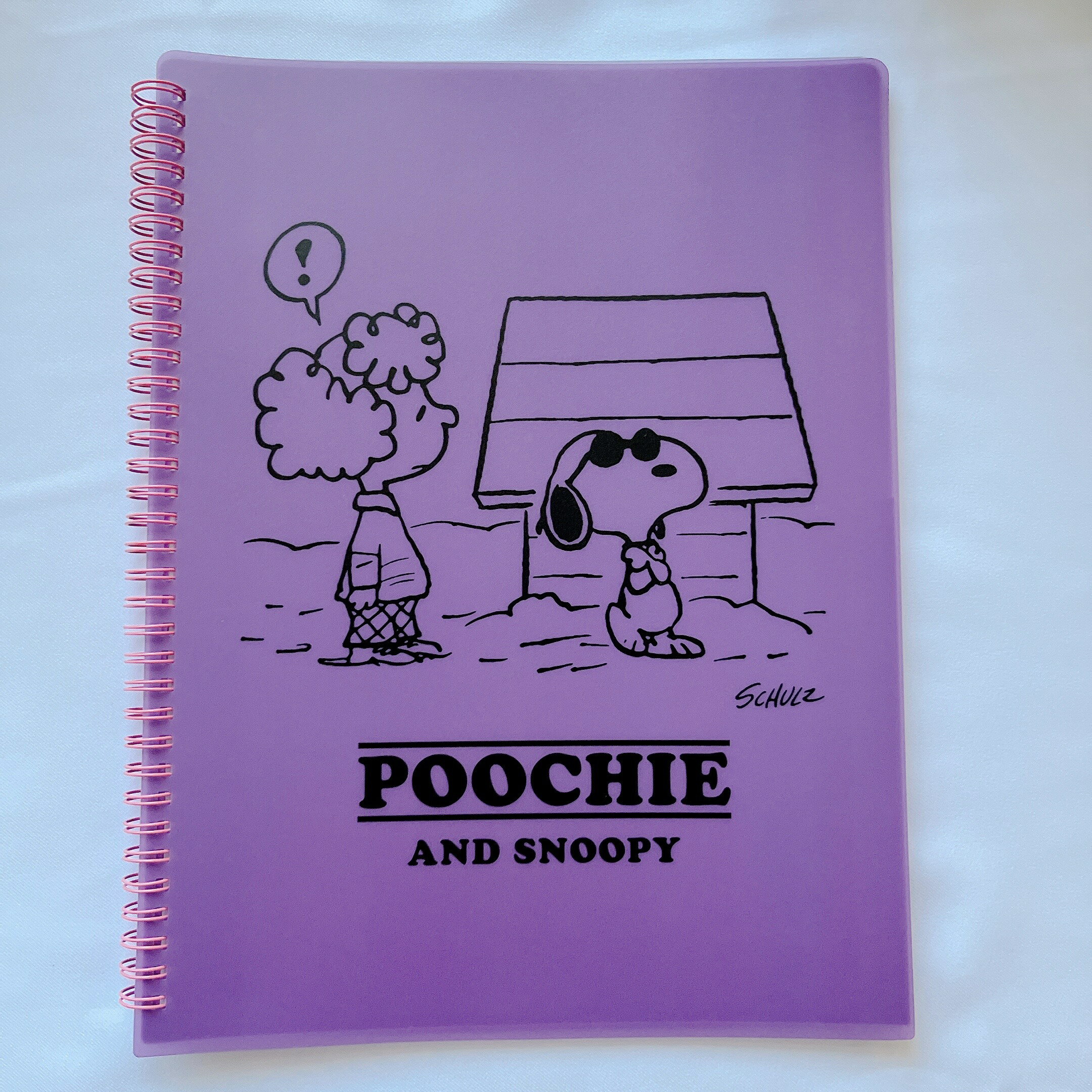 日本進口 史奴比 線圈文件袋夾 - POOCHIE AND SNOOPY