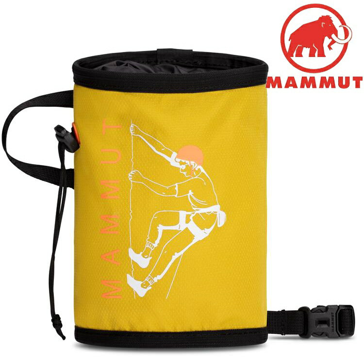 Mammut 長毛象 Gym Print Chalk Bag 印花攀巖粉袋 2050-00340 40204 醇厚黃