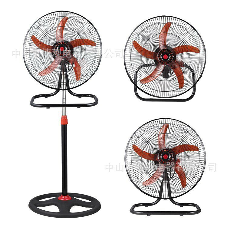 廠家批發18寸三合一電風扇大功率立式搖頭落地風扇壁掛扇南美110V【宜家良品百貨】