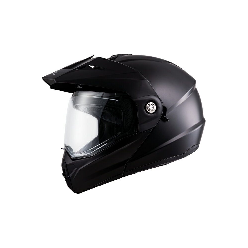 【SOL Helmets】SM-6P複合可掀式安全帽 (素色 素消光黑) ｜ SOL安全帽官方商城