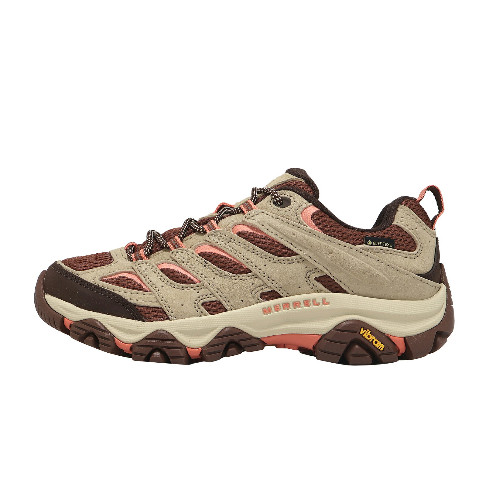 Merrell 登山鞋 Moab 3 GTX 女鞋 棕 防水 戶外 機能 越野 ML00005401