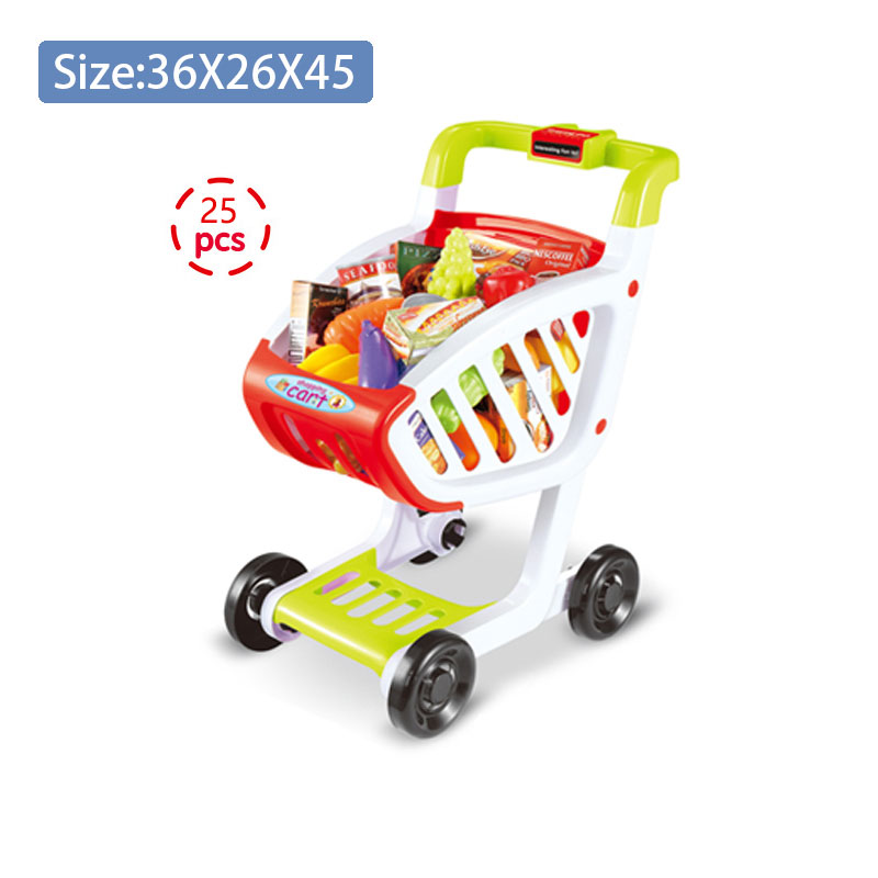 兒童購物車 兒童手推購物車玩具a超市推車廚房過家家玩具女孩2-6歲禮物【MJ191246】