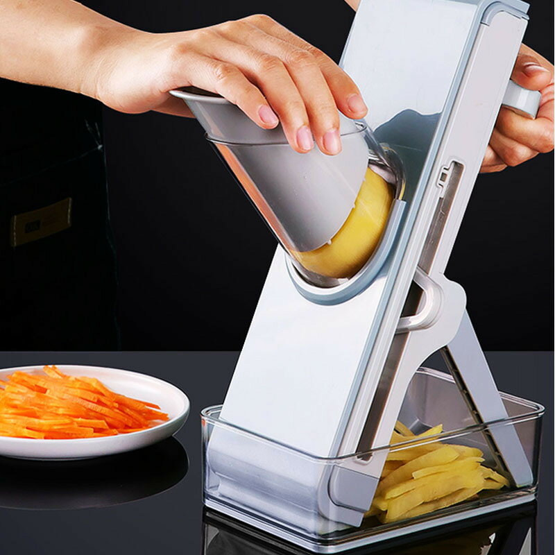 多功能切菜器刨絲器土豆檸檬切片器廚房工具家用切絲器