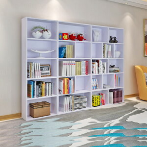 創意置物架落地板式書櫃家居簡約收納櫃飾品展示架定制一件代發