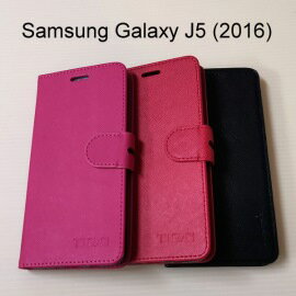 十字紋側掀皮套 Samsung J510 Galaxy J5 (2016) 0
