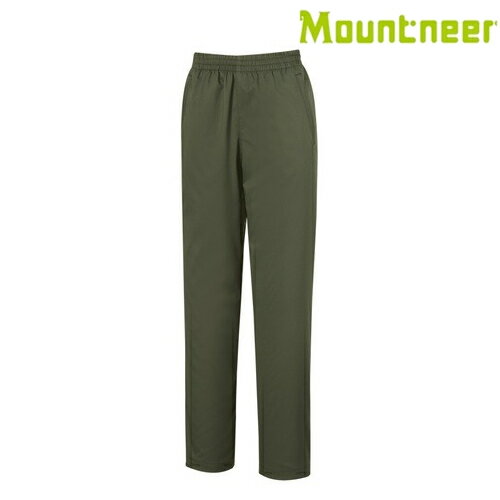 Mountneer 山林 中性款 防風防潑水保暖長褲 M12S09 68 橄綠
