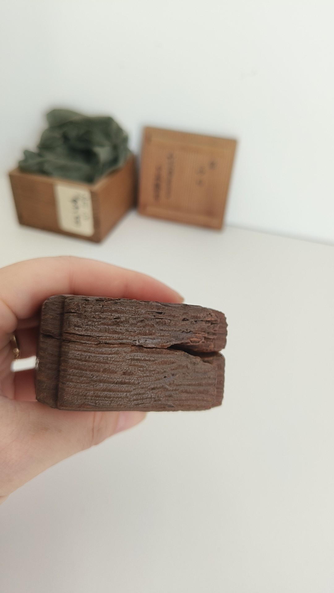 染付 景徳鎮 印盒 印合 香盒 香合 墨盒 蓋盒 粉盒 茶道具 書道品 時代物 1848年銘子曰香盒香合茶道| Seven柒柒家| 樂天市場Rakuten