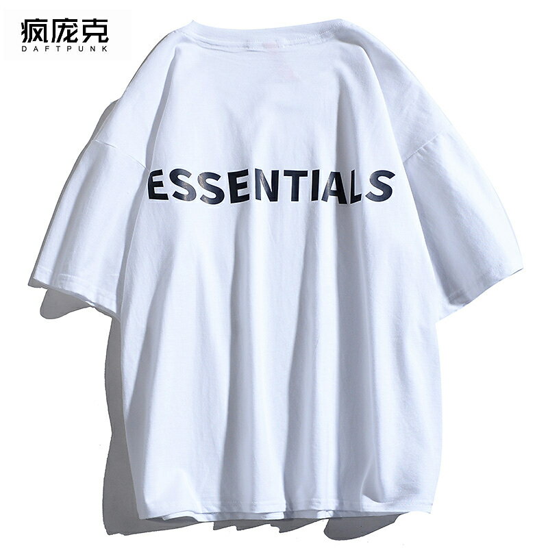 FEAR OF GOD FOG復線ESSENTIALS字母短袖男女高街潮流嘻哈寬松T恤