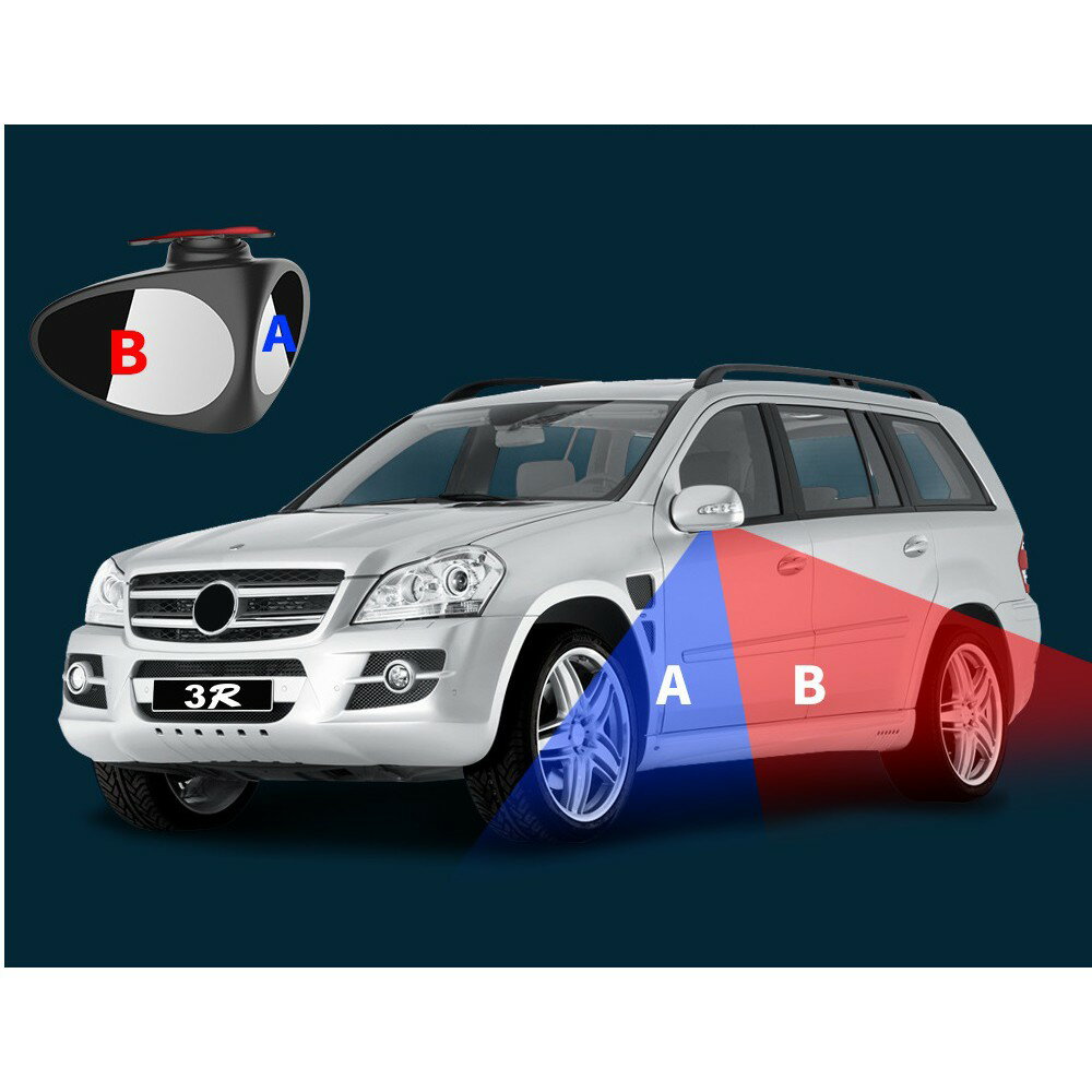 可旋轉雙面盲區鏡 4