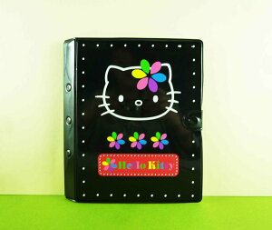 【震撼精品百貨】Hello Kitty 凱蒂貓 3*4相本 黑色【共1款】 震撼日式精品百貨
