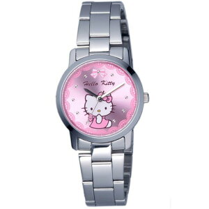 【HELLO KITTY】凱蒂貓可愛滿分俏麗手錶 (粉紅 LK680LWPI)