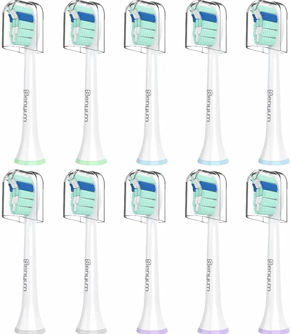 【日本代購】與Philips Sonicare電動牙刷相容的替換牙刷頭 每盒10包