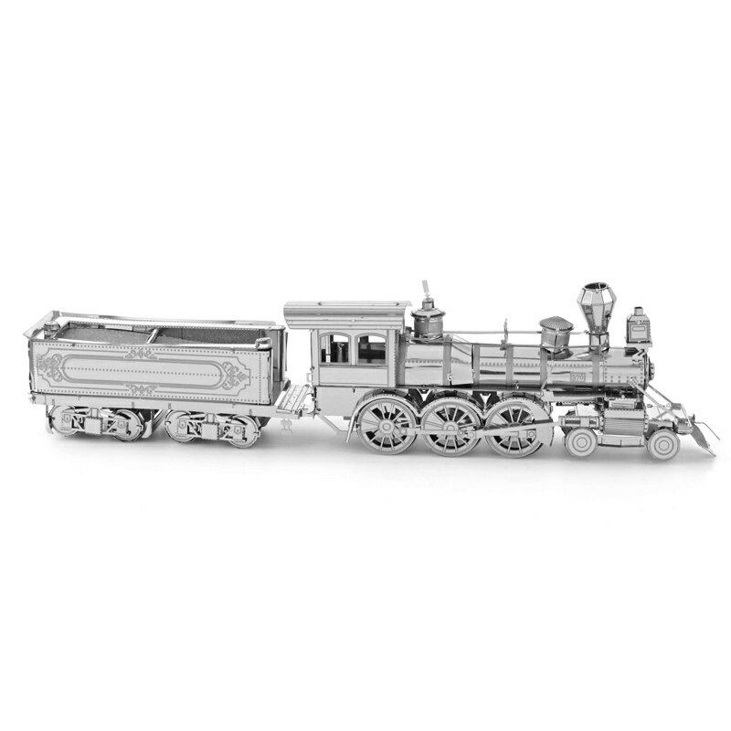 全金屬3D立體金屬拼圖手工DIY拼裝模型 荒野大鏢客火車