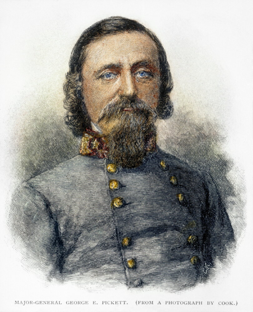 Posterazzi: George E Pickett (1825-1875) Namerican Army Officer Wood ...