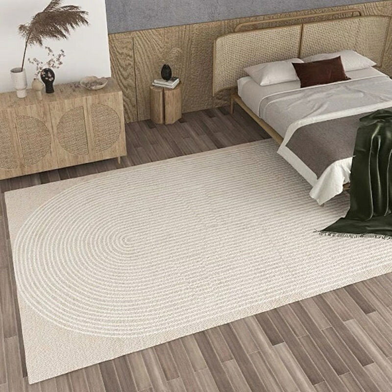 【MOMO-LIFE&新品仿羊絨地毯】原創設計侘寂風客廳地毯 莫蘭迪日式現代簡約北歐臥室床邊INS網美地毯